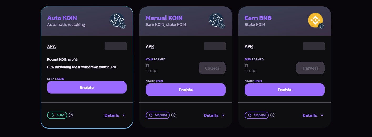 Plataforma da KoinSwap combina yield farming com jogos de azar