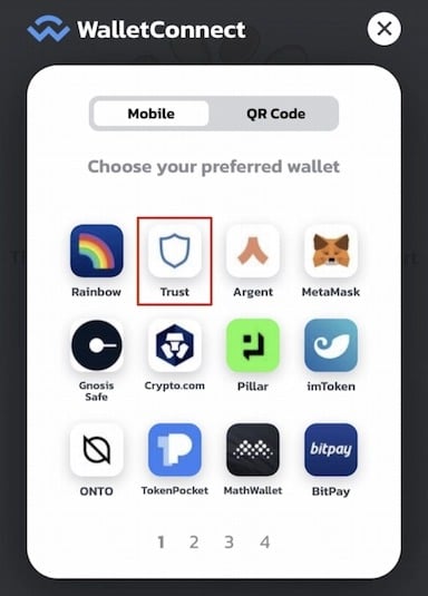 Como usar a  carteira de criptomoedas WalletConnect?