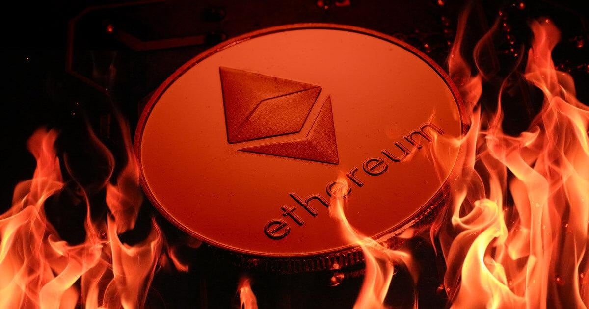 Rede Ethereum queima $ 395K ETH por hora após Hard fork London