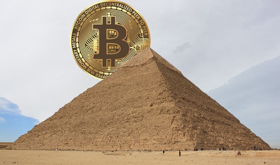Bitcoin é um esquema de pirâmide?