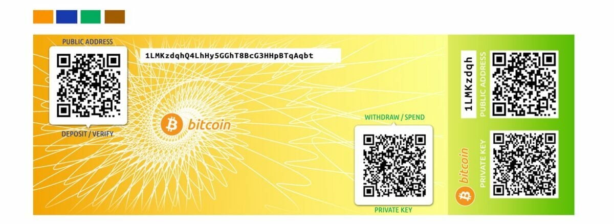 Como fazer uma carteira de papel Bitcoin?