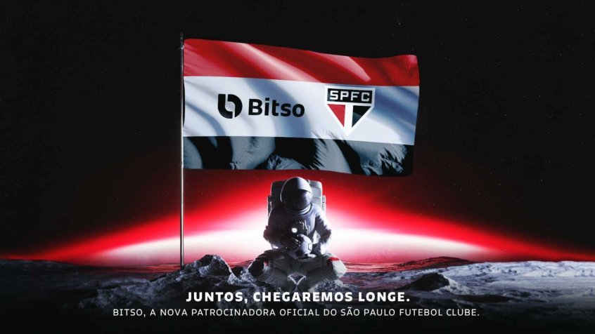São Paulo anuncia patrocínio da Bitso para manga das camisas