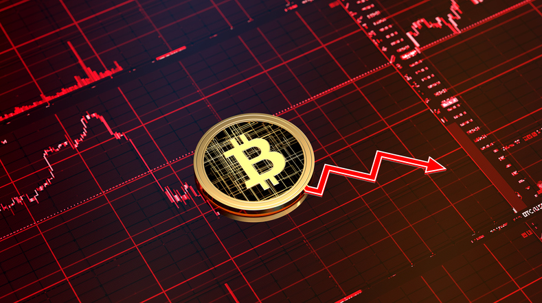 Bitcoin apresentou sua maior queda desde agosto do ano passado