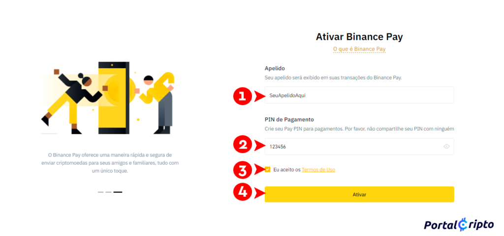 Como Ativar o Binance Pay?