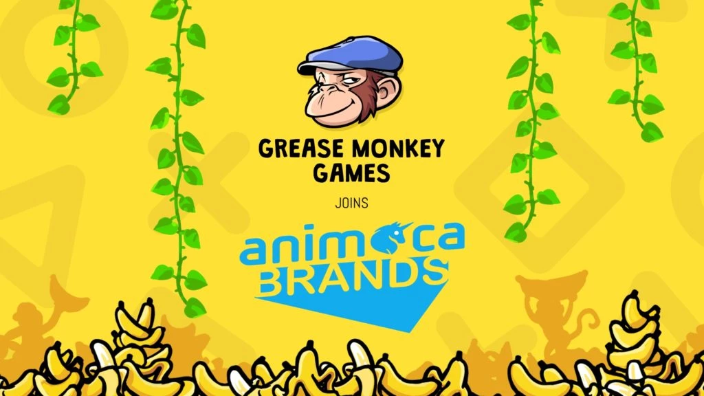 Animoca Brands compra Grease Monkey Games para expandir desenvolvimento de jogos