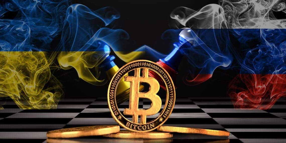 Moedas locais apresentaram baixas nos últimos dias na Ucrânia e Na Rússia devido à guerra entre os países, mas volume de negociação em Bitcoin apresentou alta