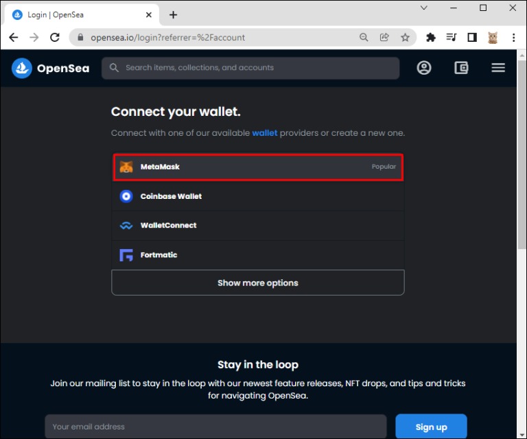 OpenSea MetaMask: como conectar a Wallet MetaMask com OpenSea