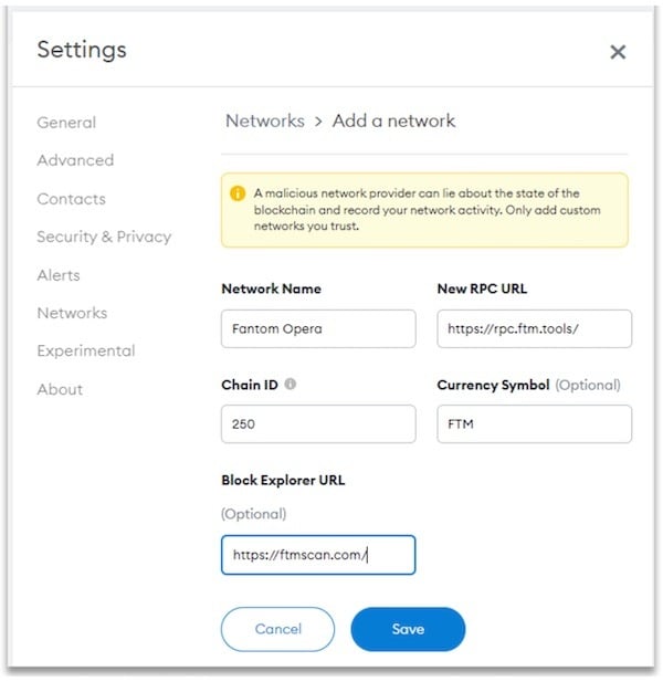 MetaMask Fantom: Como conectar MetaMask Wallet ao Fantom (FTM)