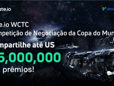 Gate.io anuncia competição de negociação de futuros de US $5 milhões como parte das comemorações do 9º aniversário