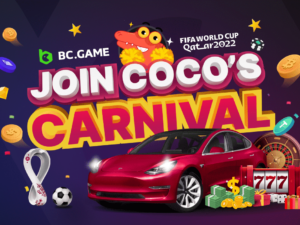 Junte-se ao Coco’s Carnival agora e ganhe até US$2.100.000 ou um TESLA