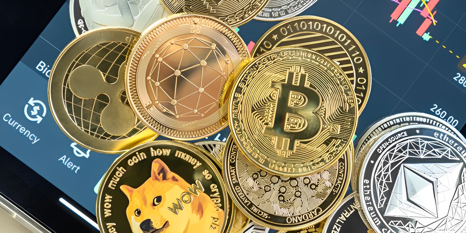 Criptomoedas com maior valorização em 2022, retornos de investimentos