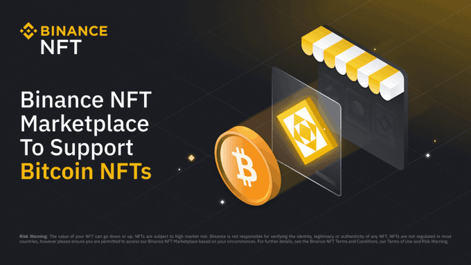 NFT: Binance adiciona Bitcoin Ordinals