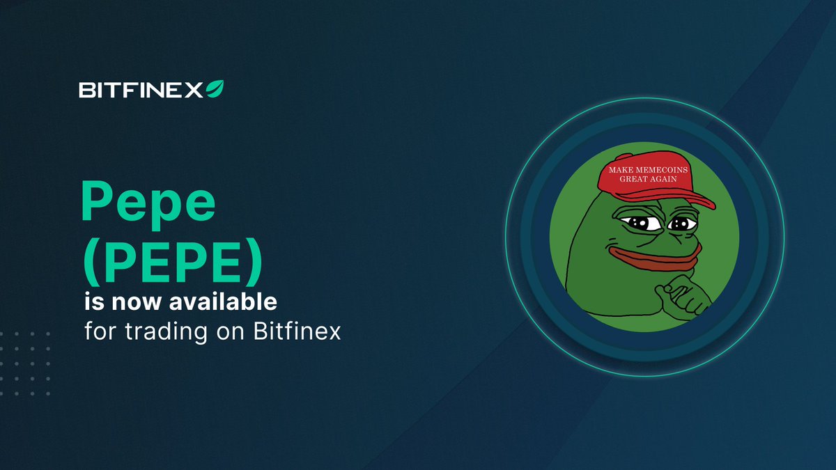 Token PEPE registra alta após listagem na Bitfinex