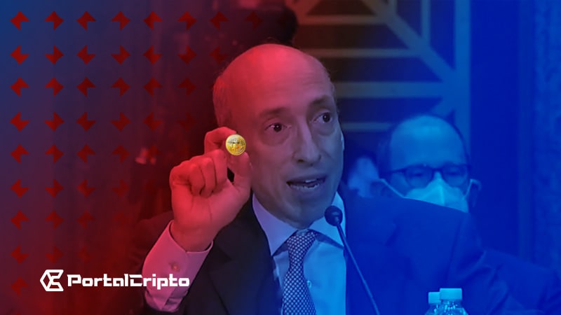 Gary Gensler da SEC faz declarações sobre Criptos no Senado