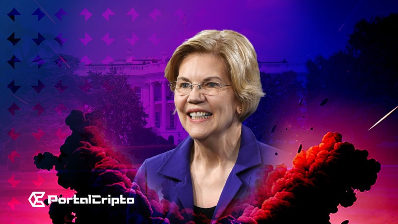 Elizabeth Warren intensifica sua crítica às criptomoedas após ação do Hamas