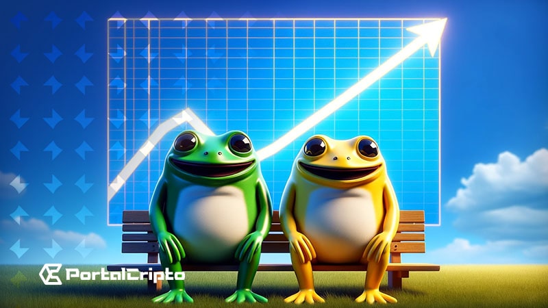 Alta das Meme Coins: PEPE20 Lidera com Crescimento de 60%, PNG e BOB em Ascensão