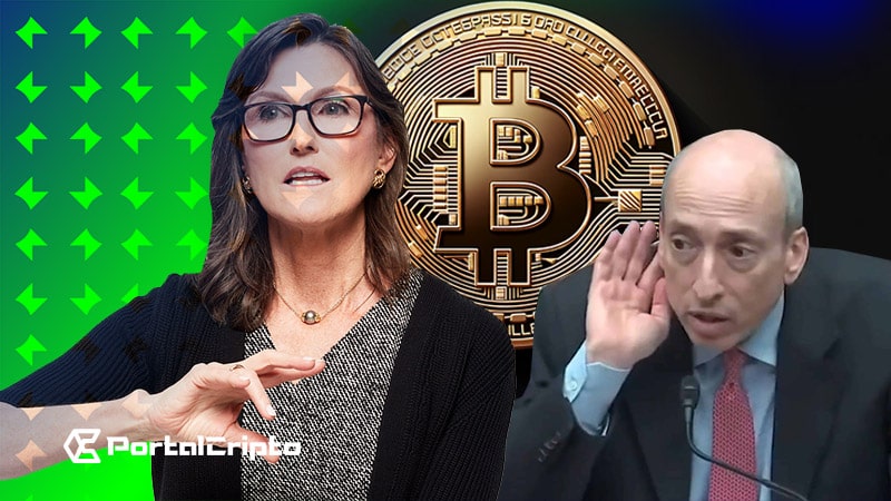 Cathie Wood Questiona a Postura de Gary Gensler na Aprovação do ETF Spot BTC