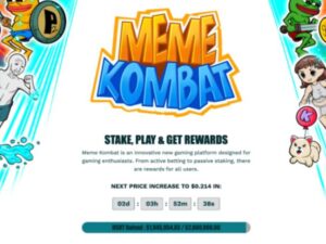 O próximo Pepe Coin chegou, o Meme Kombat arrecada US$ 1,94 milhão para novo ICO de GameFi