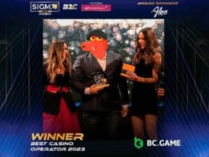 Casino BC.GAME homenageado com o prêmio “Melhor Operador de Cassino 2023” da SiGMA