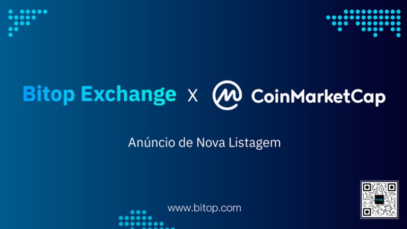 Bitop Exchange: oficialmente listada no CoinMarketCap! Iniciando uma nova era no comércio de criptomoedas!