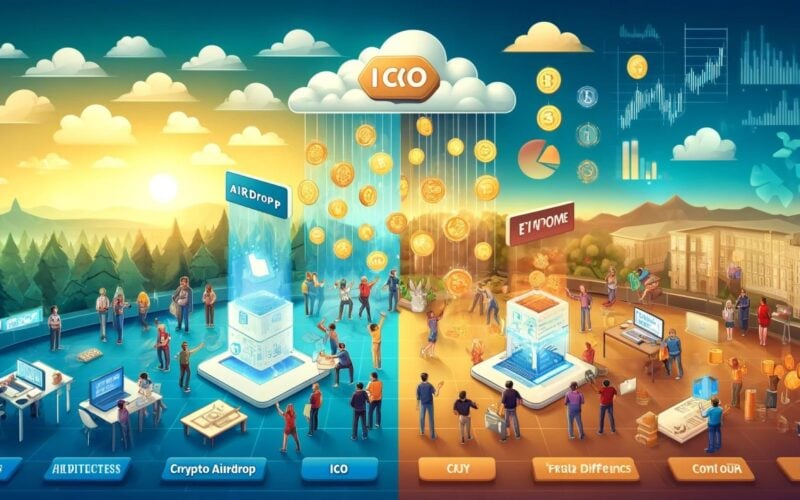 Crypto Airdrop vs ICO