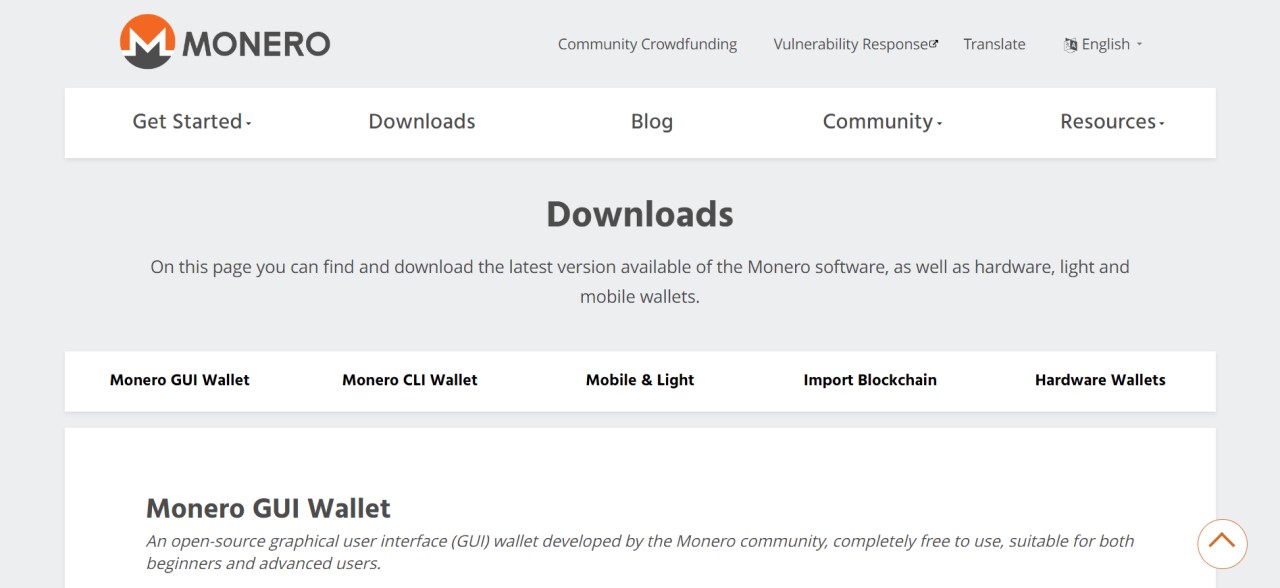 Monero GUI