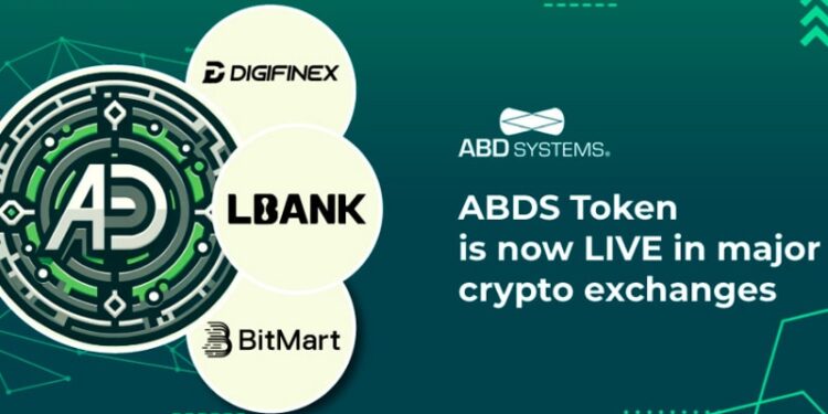 Token ABDS agora disponível para negociação em 3 grandes bolsas de criptomoedas