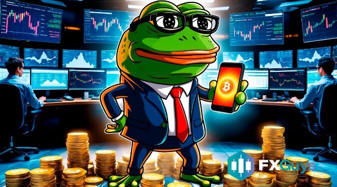 Baleias PEPE acumulam este token definido para ultrapassar PEPE até 2025