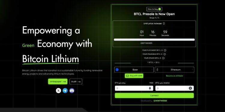 Bitcoin Lithium: Futuro das Criptomoeda Ecológica