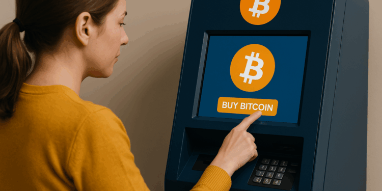 Caixas eletrônicos de criptomoedas (ATMs)