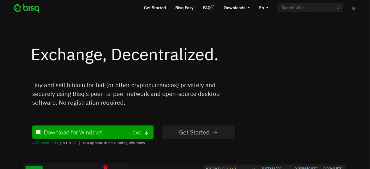 Bisq site oficial