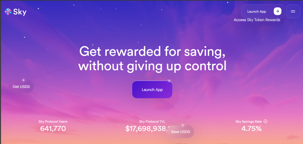 Criptomoeda Sky site