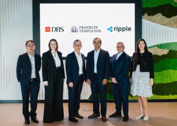 DBS, Franklin Templeton e Ripple anunciam soluções com stablecoin RLUSD e fundo tokenizado sgBENJI