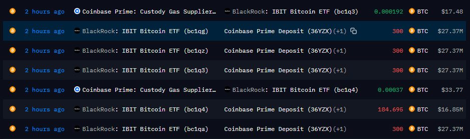 BlackRock e SpaceX podem estar preparando venda de milhões em BTC e ETH na Coinbase antes do PCE
