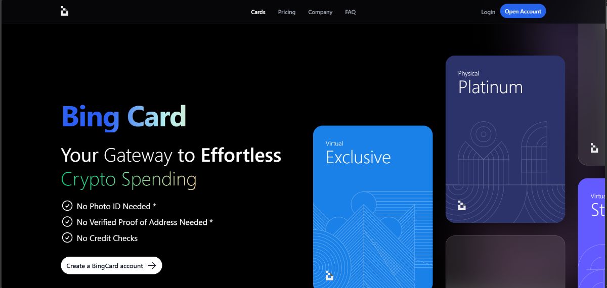 Bing Card