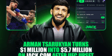 Ginawang $5,7 milyon ni Arman Tsarukyan ang $1 milyon sa Jack.com matapos ang isa sa pinakamalaking pagkatalo sa kasaysayan ng UFC ngayong taon.